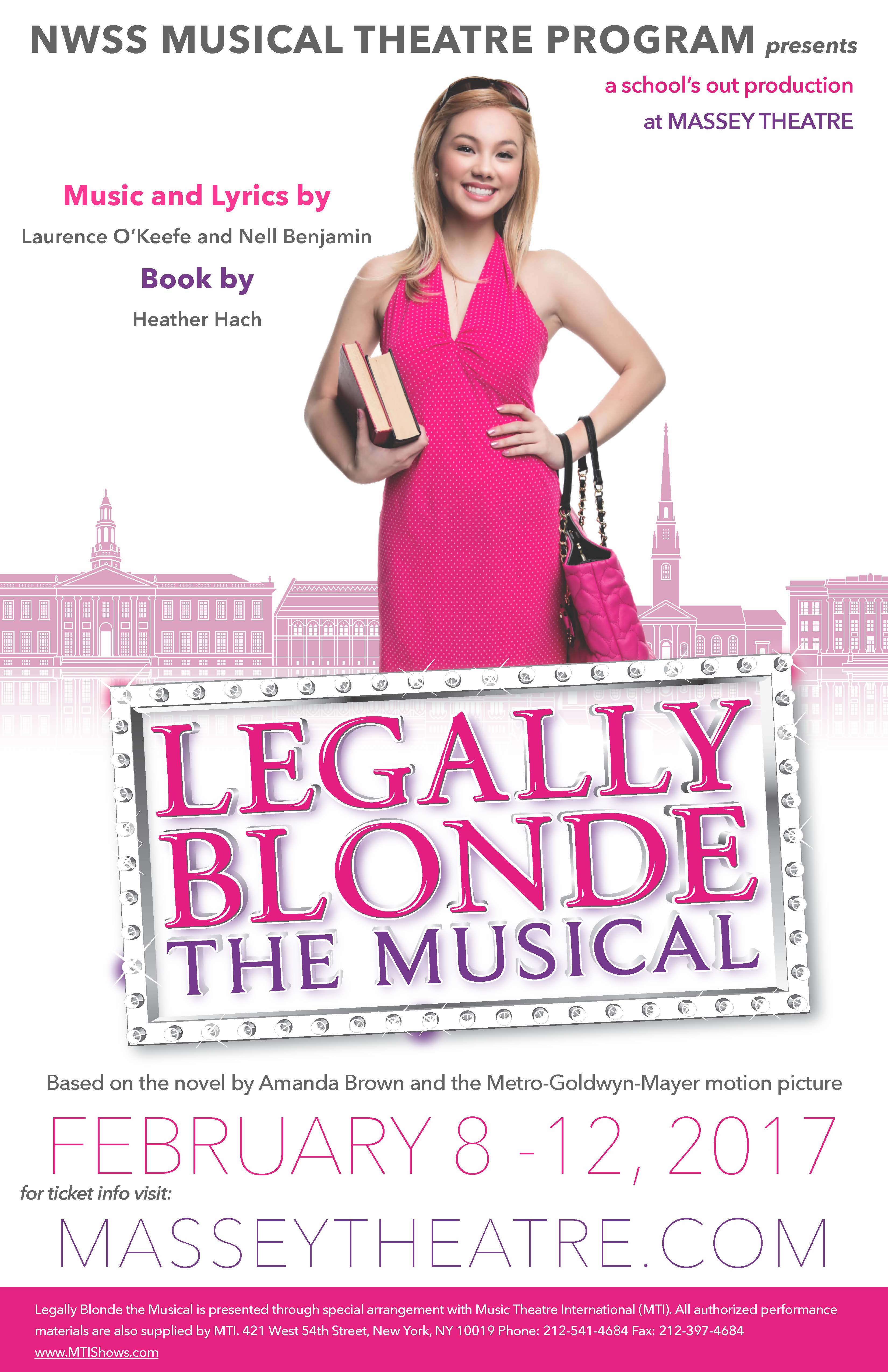 Póster De Película Legally Blonde The Musical 11 broadway.