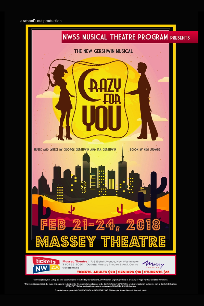 Upcoming Events Crazy For You The New Gershwin Musical Massey Theatre