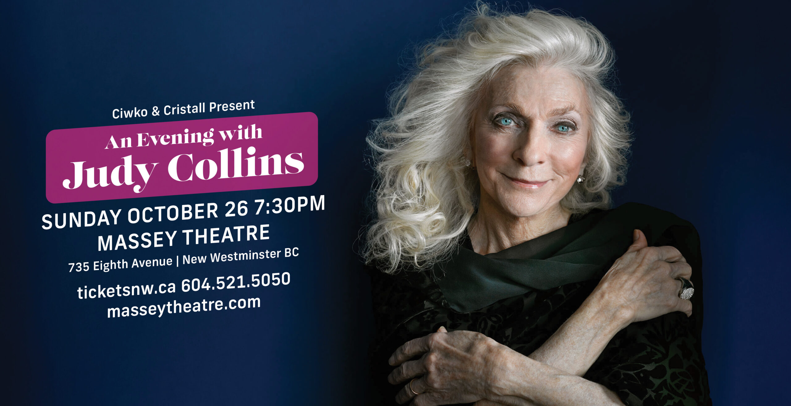 RESCHEDULED An Evening With Judy Collins